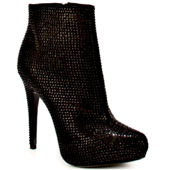 Report Signature Clarkson Crystal Stiletto Bootie - Picture 1 of 8